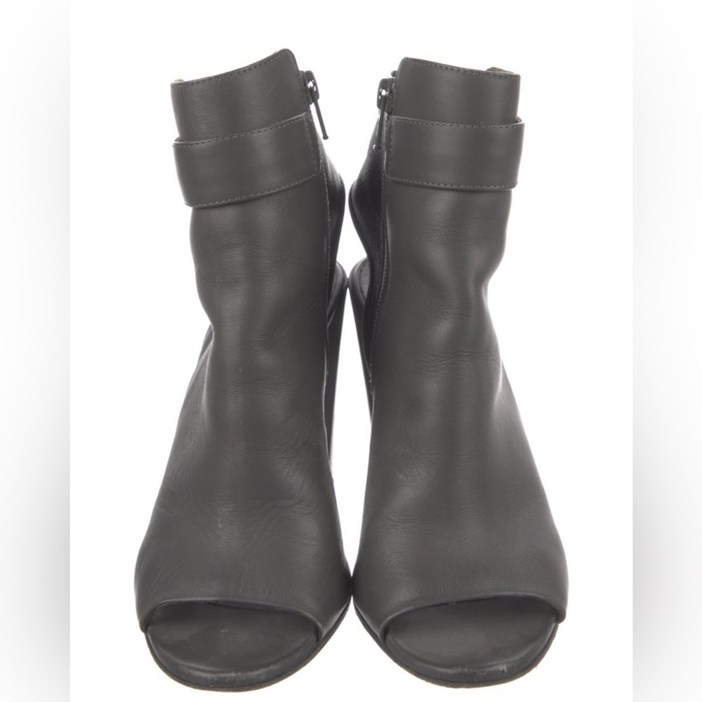 Vince Leather Ankle Boots